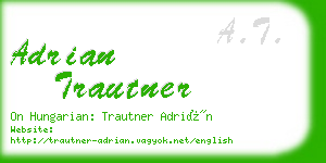 adrian trautner business card